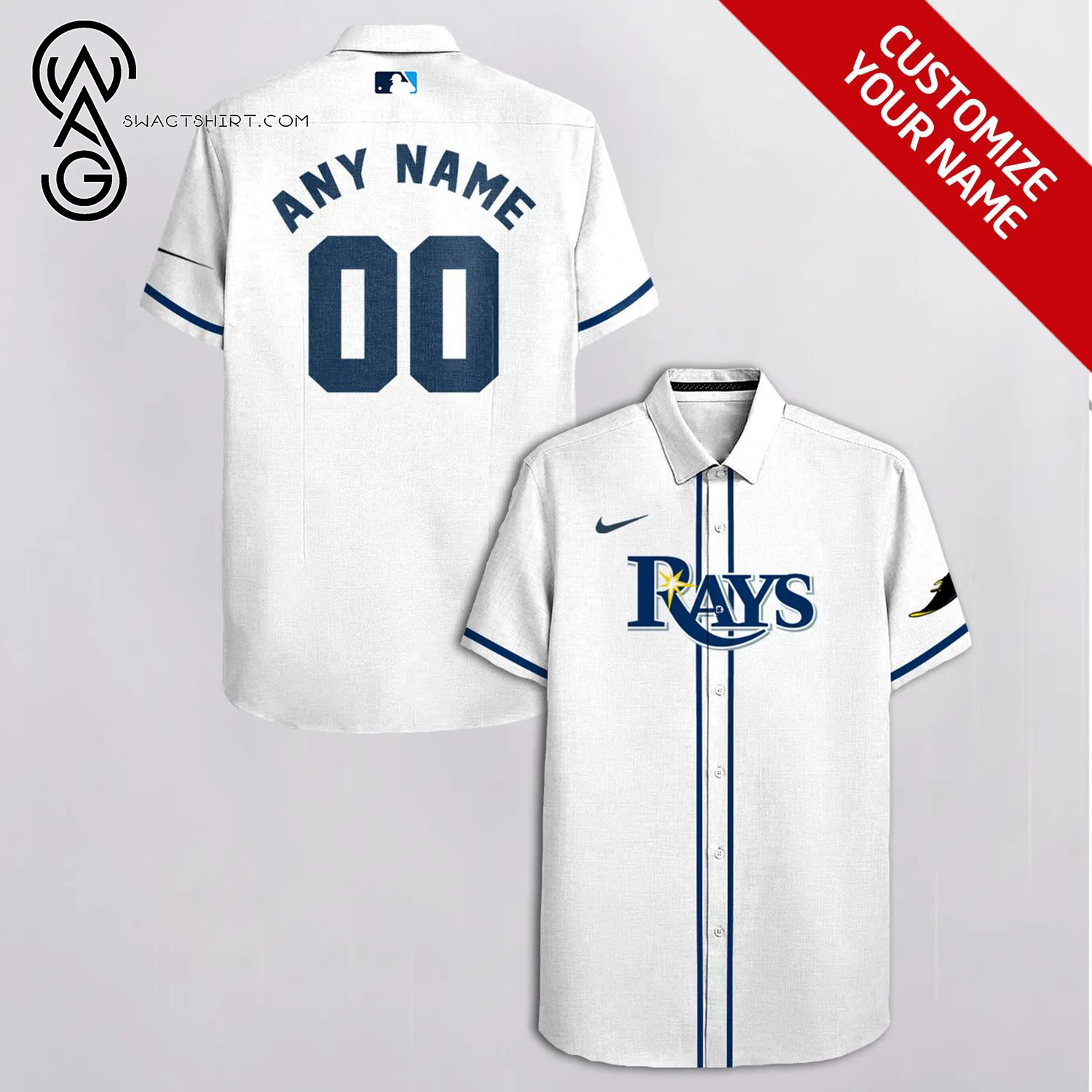 [Top Trending] Tampa Bay Rays MLB Full Printing Personalized Hawaiian Shirt